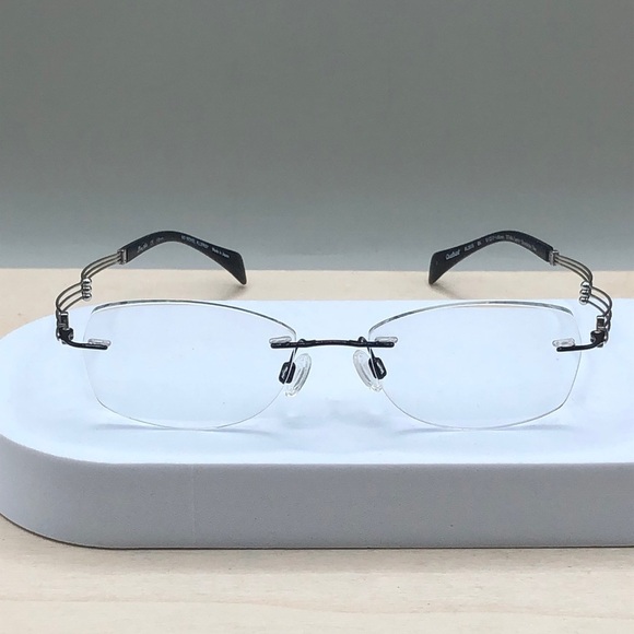 Charmant Line Art XL2075 Glasses FRAMES ONLY 51-17-135 Titan Japan Rimless
